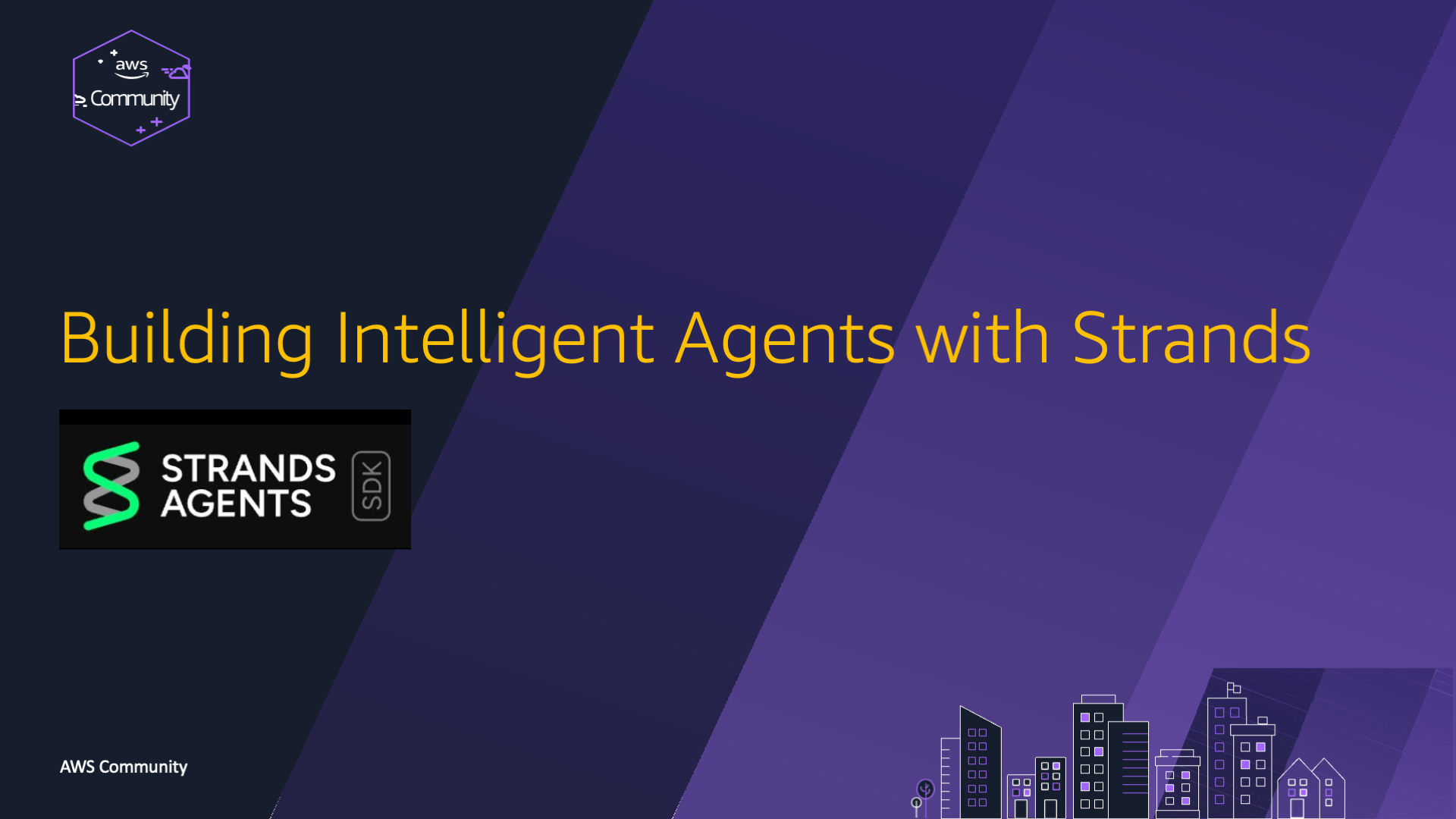 Building intelligent agent with Strands